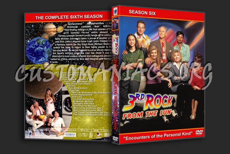 3rd Rock From The Sun - Seasons 1-6 dvd cover