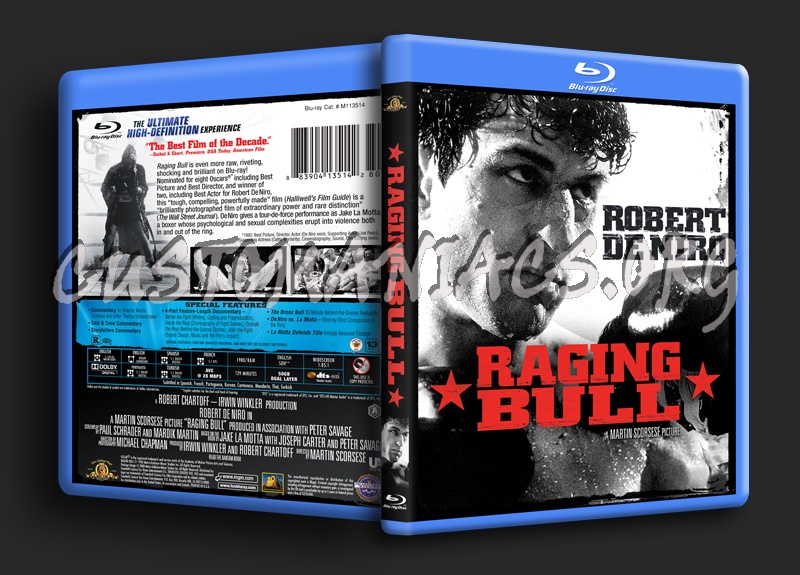 Raging Bull blu-ray cover