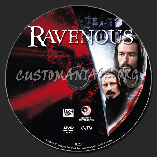 Ravenous dvd label