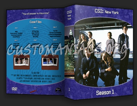 CSI - New York Season 1-3 dvd cover