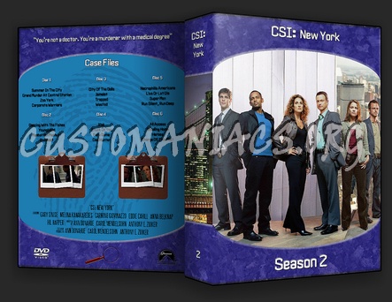 CSI - New York Season 1-3 dvd cover