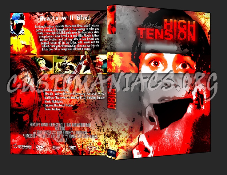 High Tension dvd cover