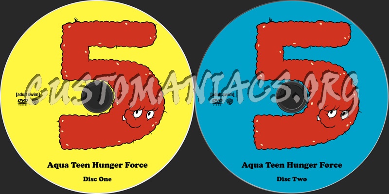 Aqua Teen Hunger Force Vol 5 dvd label