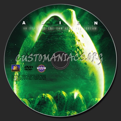Alien dvd label
