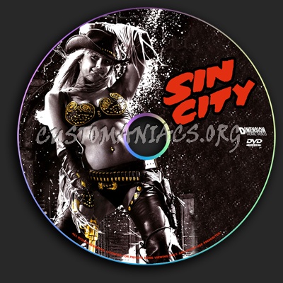 Sin City dvd label