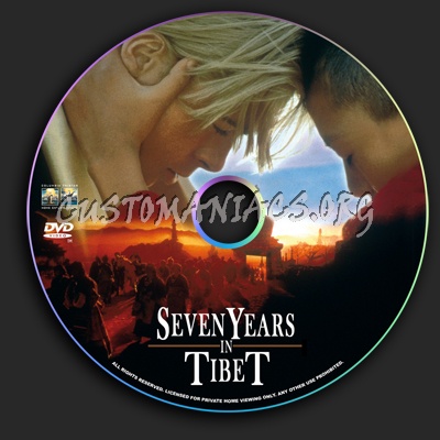 Seven Years in Tibet dvd label