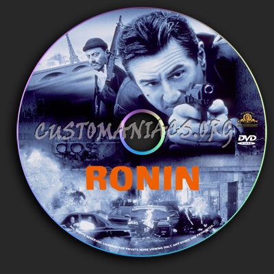 Ronin dvd label