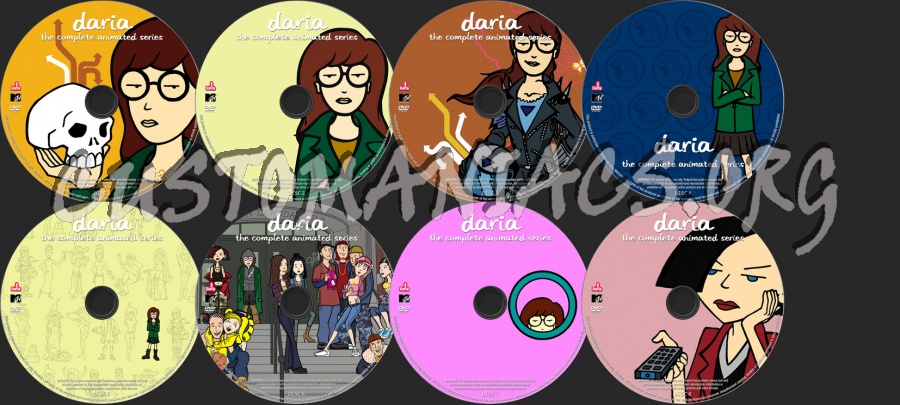 Daria The Complete Animated Series dvd label
