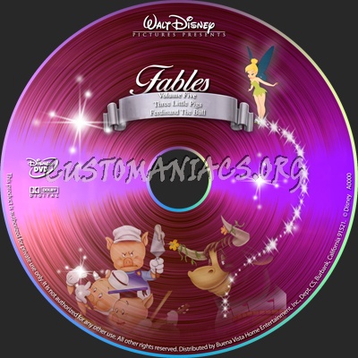 Fables Volume 5 dvd label