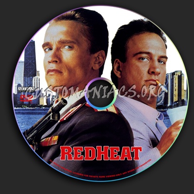 Red Heat dvd label