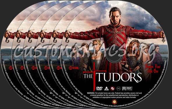 The Tudors Season 4 dvd label