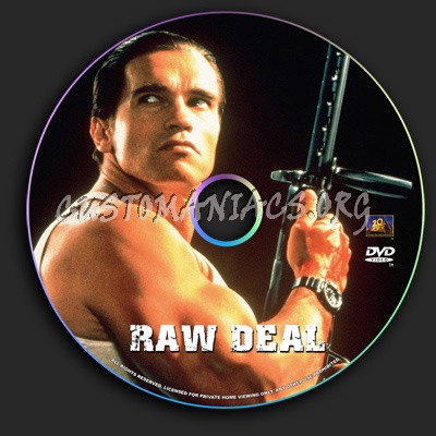 Raw Deal dvd label