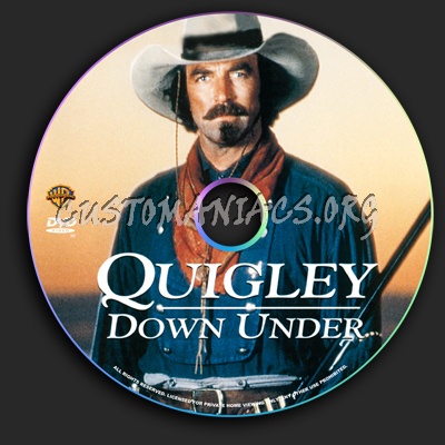 Quigley Down Under dvd label