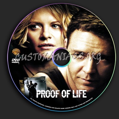 Proof of Life dvd label