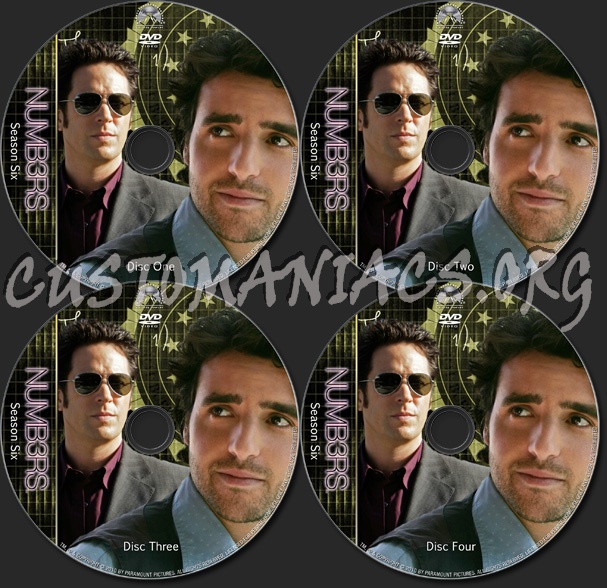 Numb3rs - TV Collection Season Six dvd label