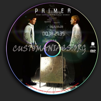 Primer dvd label