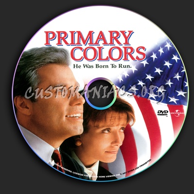 Primary Colors dvd label