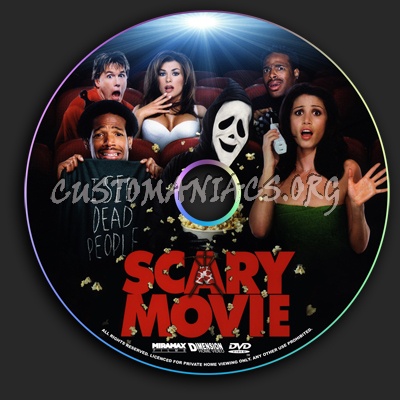 Scary Movie dvd label