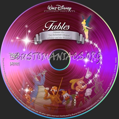 Fables Volume 6 dvd label