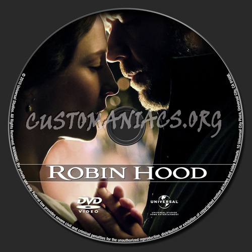 Robin Hood (2010) dvd label