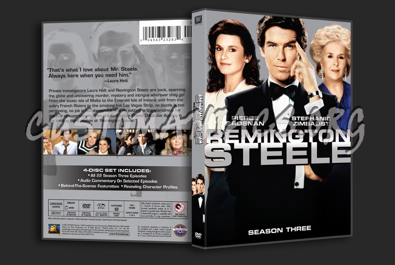 Remington Steele Season 3 dvd cover