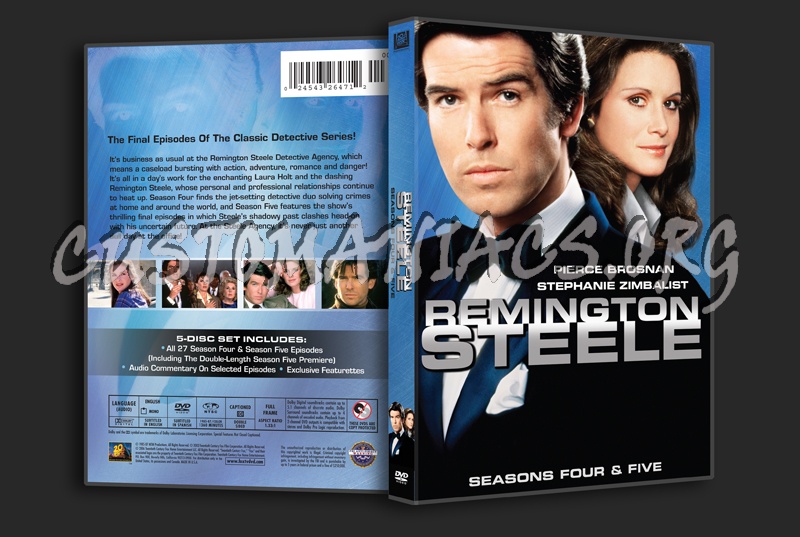 Remington Steele Seasons 4 & 5 dvd cover