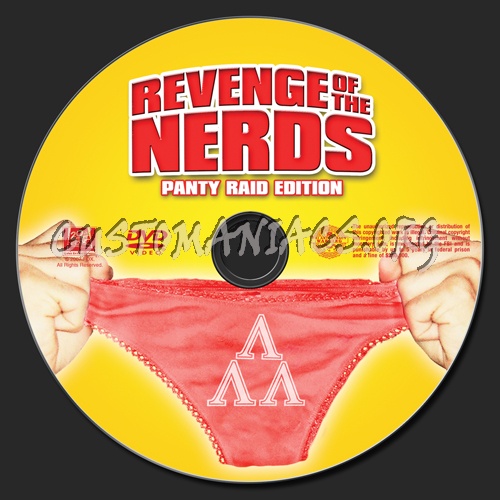 Revenge of the Nerds dvd label