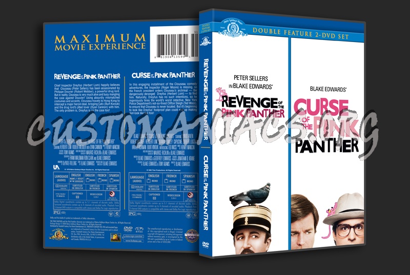 Revenge of the Pink Panther / Curse of the Pink Panther dvd cover