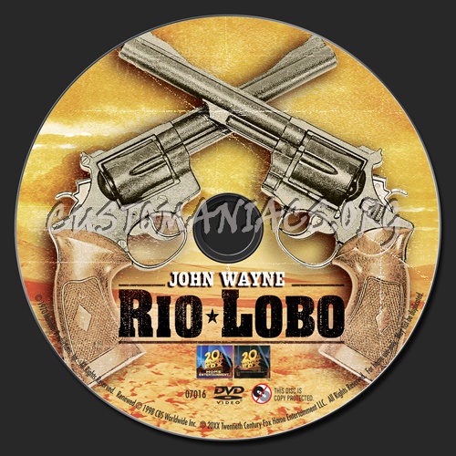 Rio Lobo dvd label
