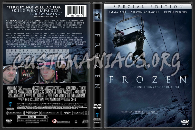 Frozen dvd cover