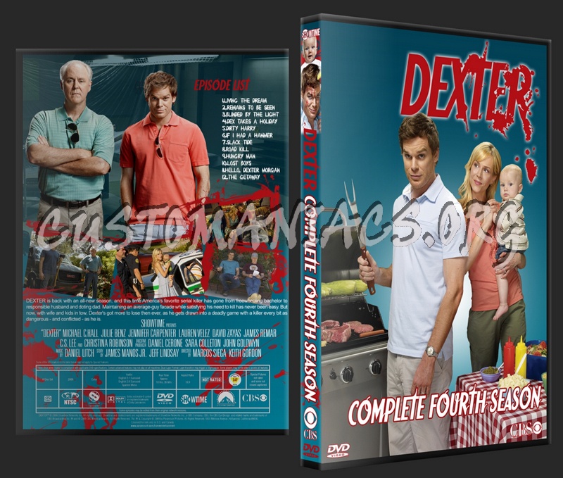 Dexter Season 4 dvd cover