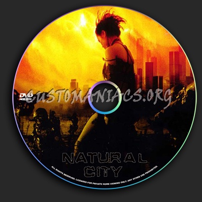 Natural City dvd label
