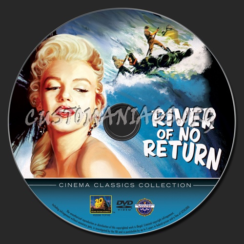 River of No Return dvd label