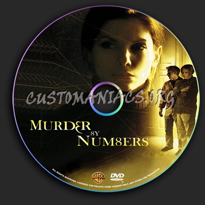 Murder by Numbers dvd label