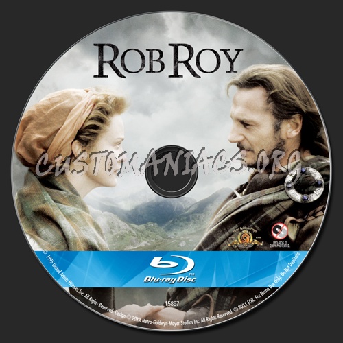 Rob Roy blu-ray label
