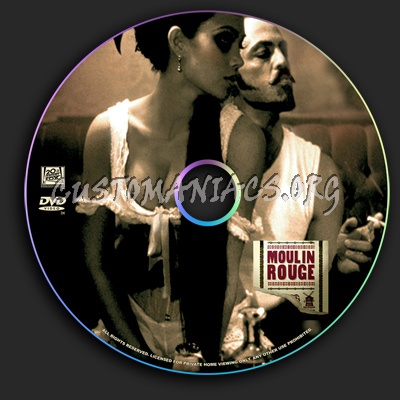 Moulin Rouge dvd label