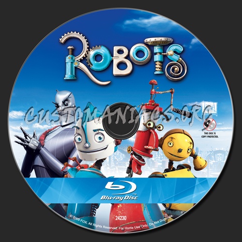 Robots blu-ray label