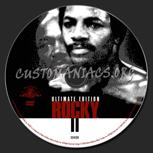 Rocky 2 dvd label