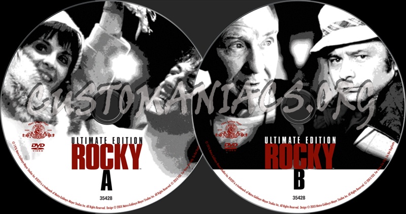 Rocky dvd label
