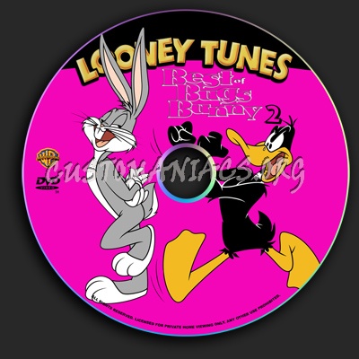 Looney Tunes Best of Bugs Bunny 2 dvd label