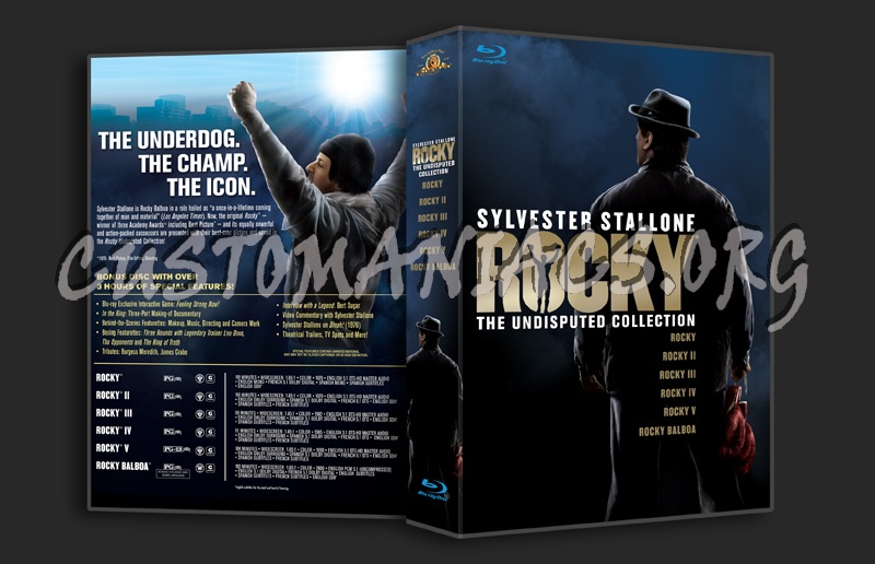 Rocky The Undisputed Collection dvd cover