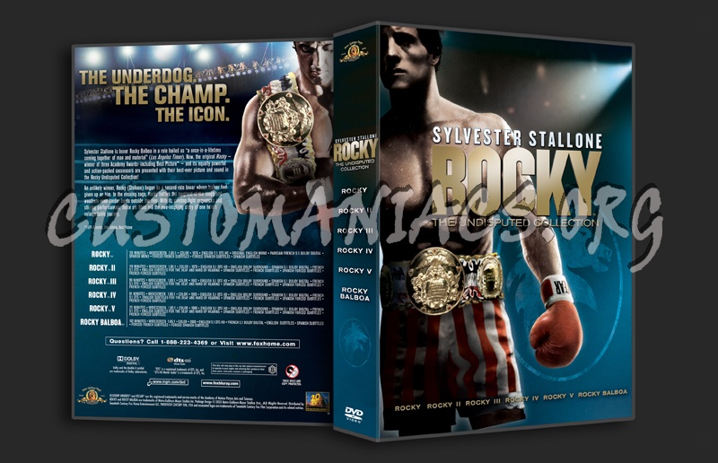 Rocky The Undisputed Collection dvd cover