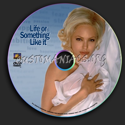 Life or Something Like it dvd label