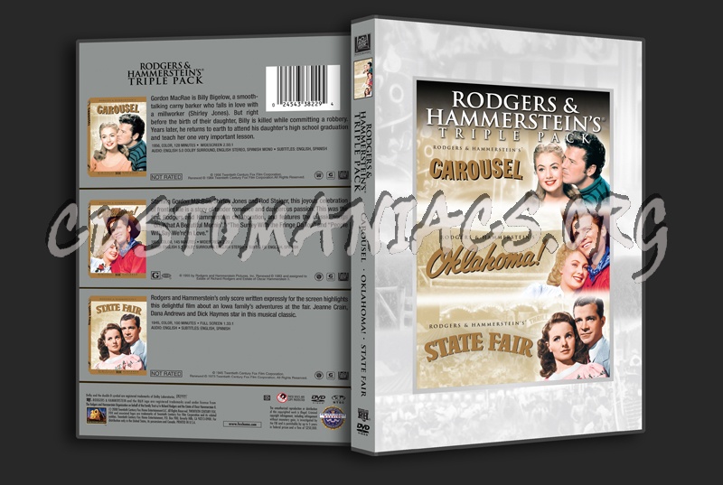 Rodgers and Hammerstein's Triple Pack dvd cover