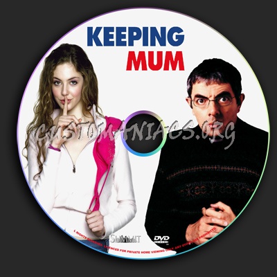 Keeping Mum dvd label