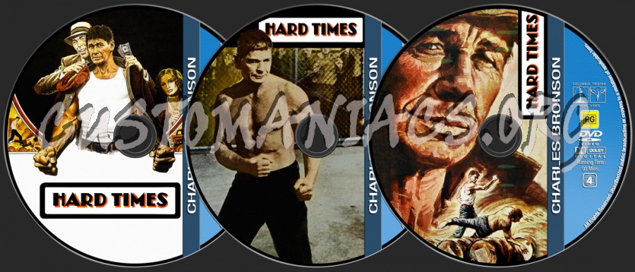 Charles Bronson Collection - Hard Times dvd label