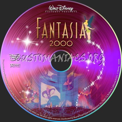 Fantasia 2000 dvd label