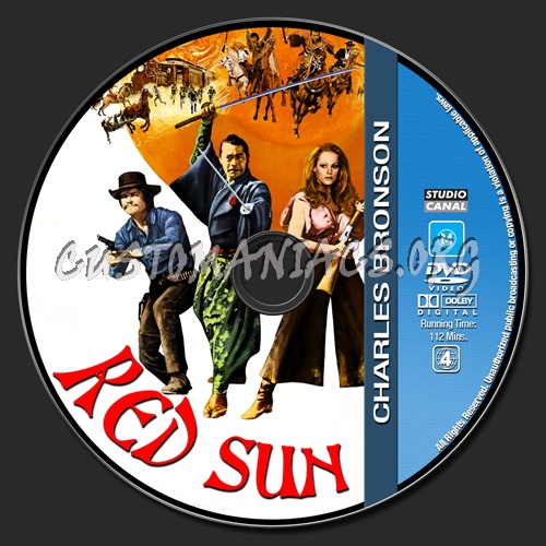 Charles Bronson Collection - Red Sun dvd label