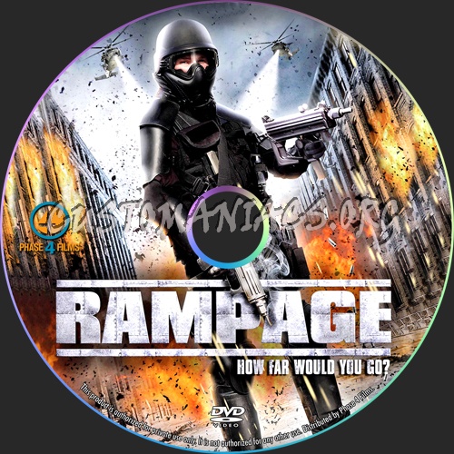 Rampage dvd label