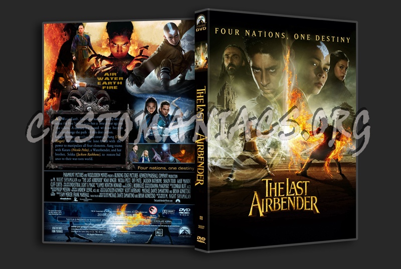 The Last Airbender dvd cover